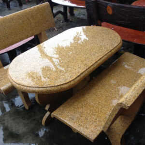 Bàn ghế đá Granite